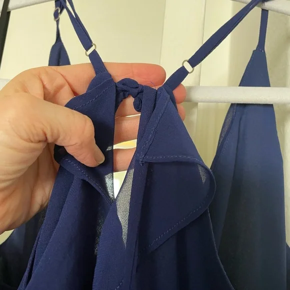 Lulu's Elegant Blue Maxi Dress - Picture 6 of 6